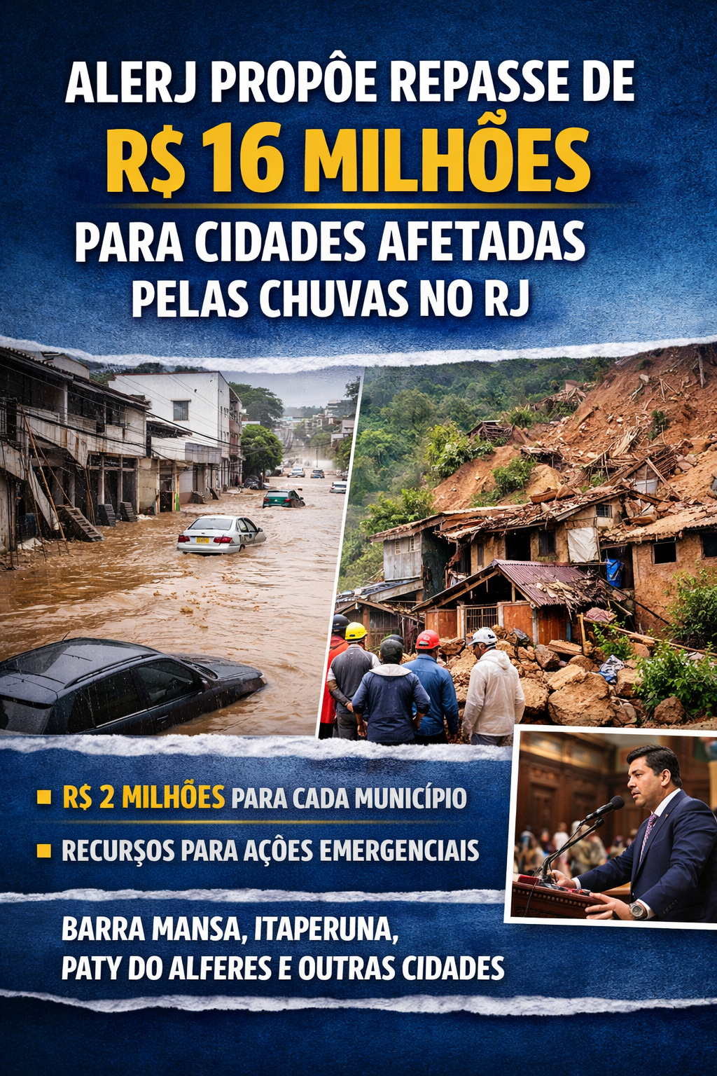 ALERJ propõe repasse para Cidades