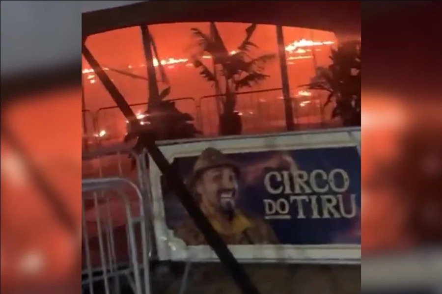 Fotos: o resultado do incendio no circo do Tirulipa